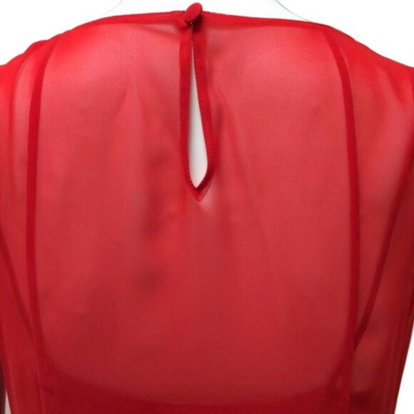 Akris Punto Red Shift Dress - Picture 7 of 10